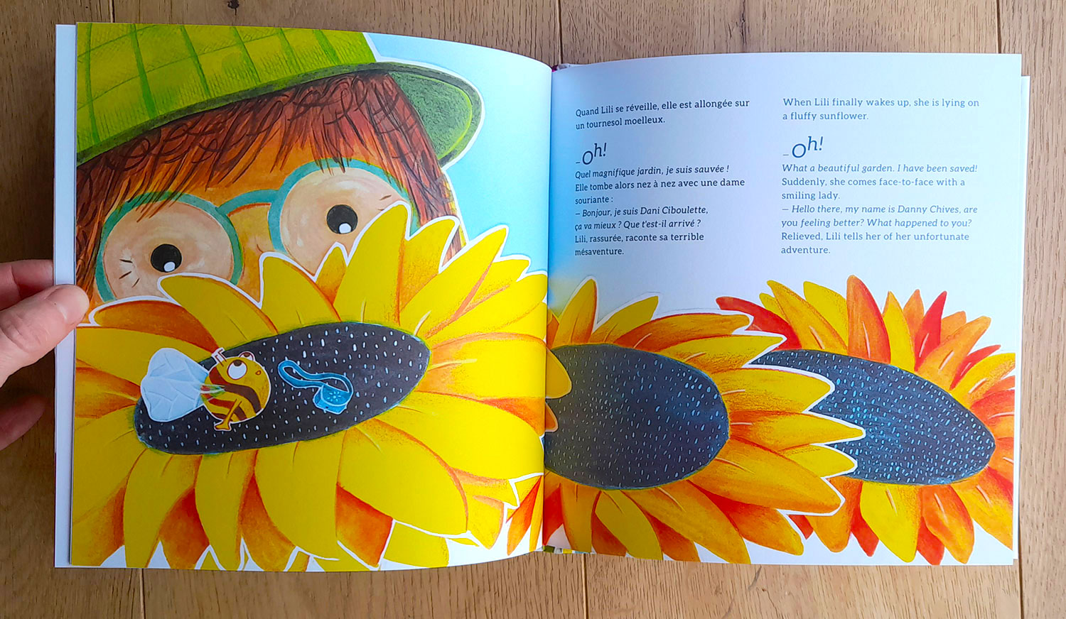 illustration tournesol abeille